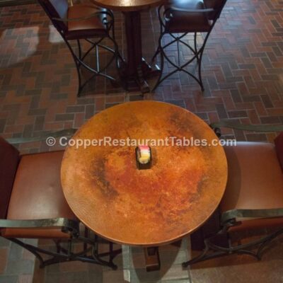 Albuquerque Hotel Copper Restaurant Table Tops
