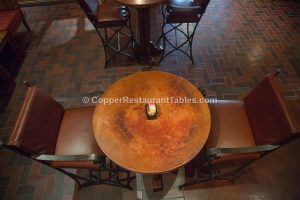 Albuquerque Hotel Copper Restaurant Table Tops
